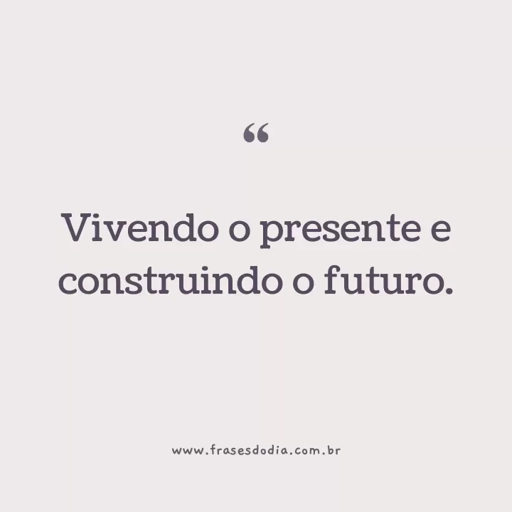 biografia instagram masculino Vivendo o presente e construindo o futuro.